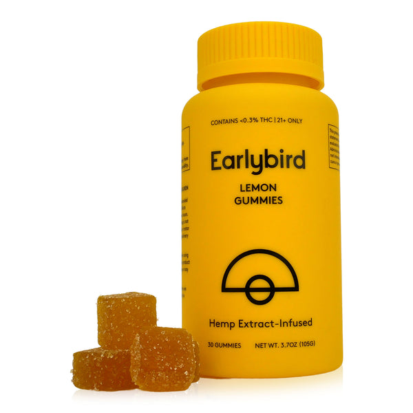 Earlybird CBD - Full Spectrum CBD Gummies - Lemon