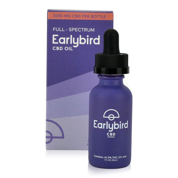 Earlybird CBD Full Spectrum CBD Oil 3000mg 30ml
