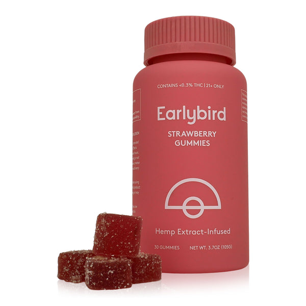 Earlybird CBD - Full Spectrum CBD Gummies - Strawberry