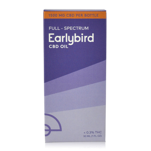 Earlybird CBD Full Spectrum CBD Oil 1500mg 30ml Box Front