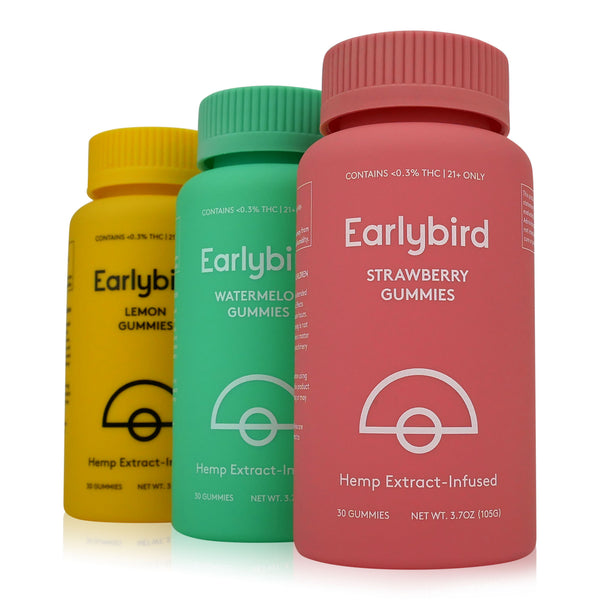Earlybird CBD - Full Spectrum CBD Gummies - 3 pack
